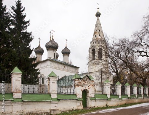 Church of St. John Evangelist at Ipatiev (Hypatian) settlement in Kostroma. Russian
