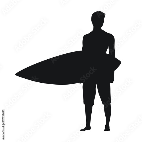 Surfing Silhouette