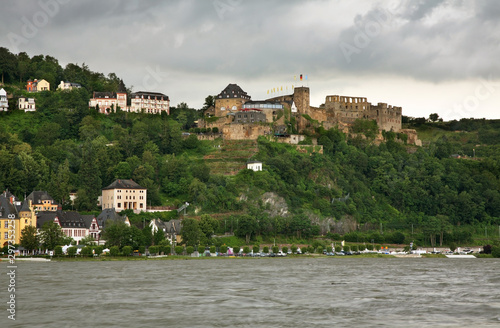 Rheinfels Castle (Burg Rheinfels) in Sankt Goar am Rhein. Germany