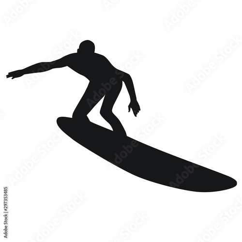 Surfing Silhouette
