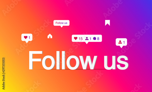 Hand Mouse Cursor Clicks the Follow Button