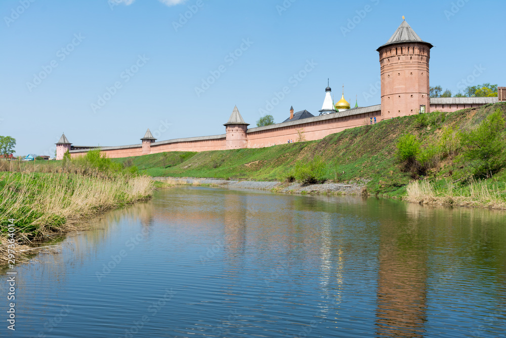 Suzdal. Walls and towers of the Spaso-Efimiev monastery	