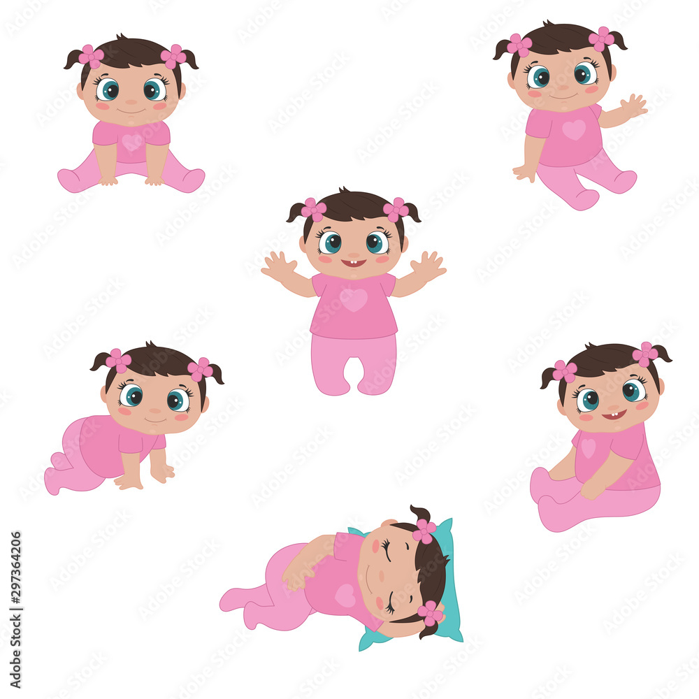 Cute baby girls Cute baby girls