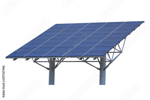 Solar panel isolated on white background