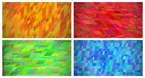 Abstract background with colorful rectangles