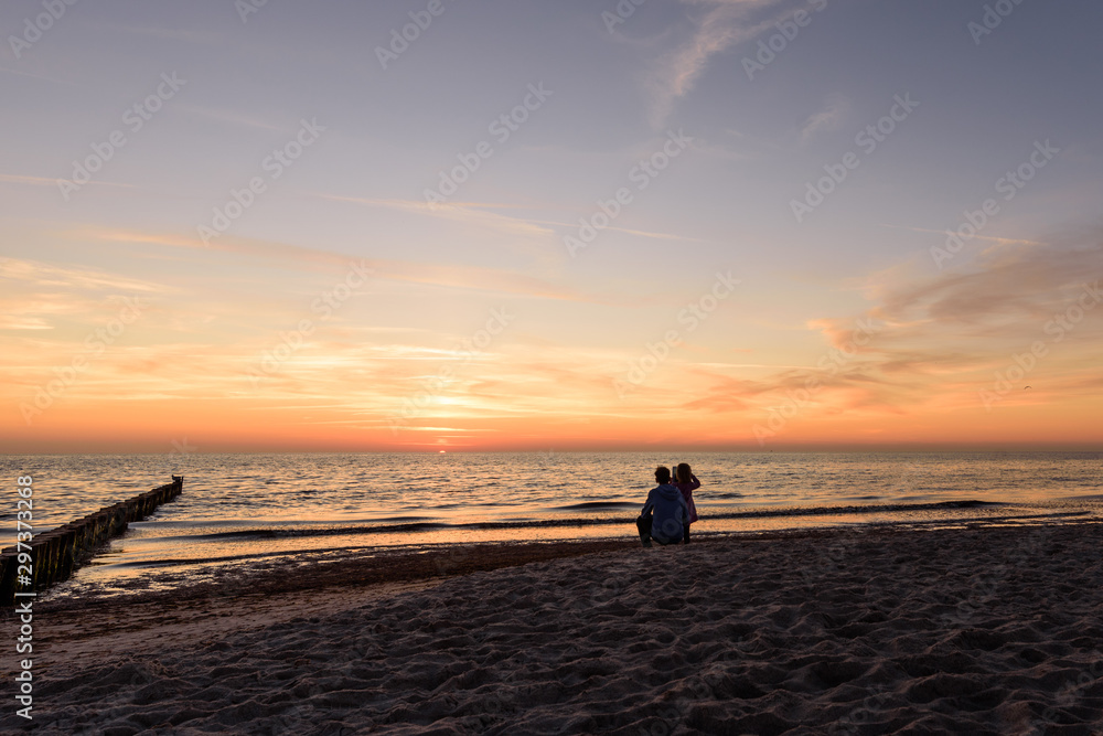 Sonnenuntergang auf Fischland - Darß