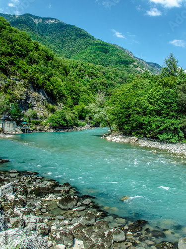 river in the mountains of Abkhazia © Александр Маланькин