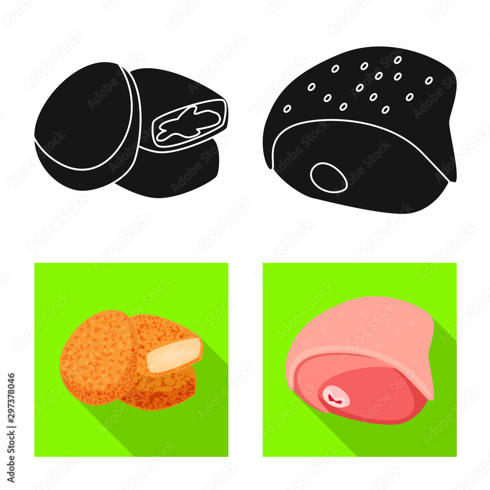 Isolated object of product and poultry symbol. Set of product and agriculture stock symbol for web. Isolated object of product and poultry symbol. Set of product and agriculture stock symbol for web.