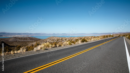 Road to Mono Lake, California
