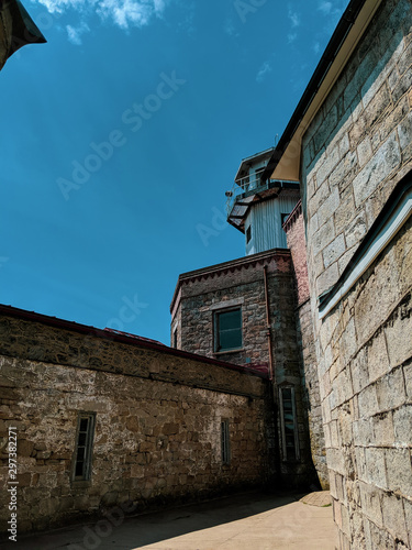 Outdoor shot of Eastern State Penitentiary Philadelphia PA, USA