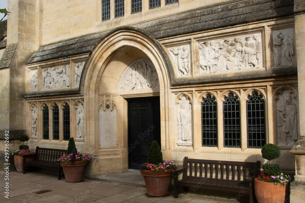 Oakham, United Kingdom. October 19, 2019 - Oakham School in the town of Oakham in Rutland