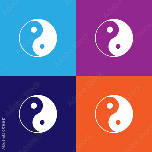 Taoism Taijitu sign icon. Element of religion sign icon for mobile concept and web apps. Detailed Taoism Taijitu icon can be used for web and mobile