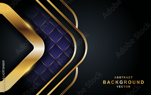 Luxurious dark background with gold glitter