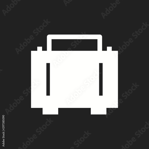 Beautiful Bag Vector Glyph icon