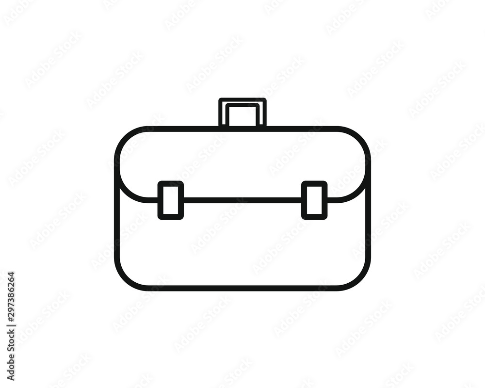 Simple icon vector, with suitcase shape Simple icon vector, with suitcase shape