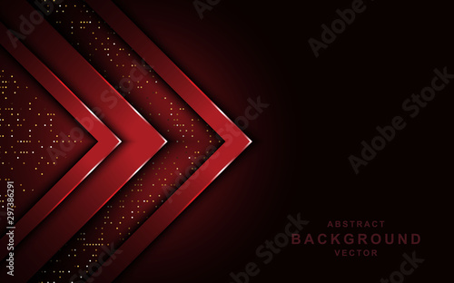 Elegant navy blue background with red overlap layer