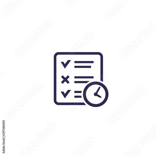 time management and planning icon