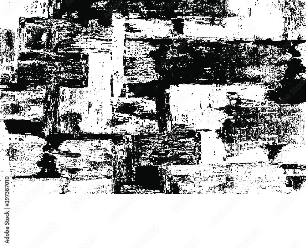 Uneven black and white texture vector. Distressed overlay texture. Grunge background. Abstract textured effect. Vector Illustration. Black isolated on white background. EPS10. Uneven black and white texture vector. Distressed overlay texture. Grunge background. Abstract textured effect. Vector Illustration. Black isolated on white background. EPS10.