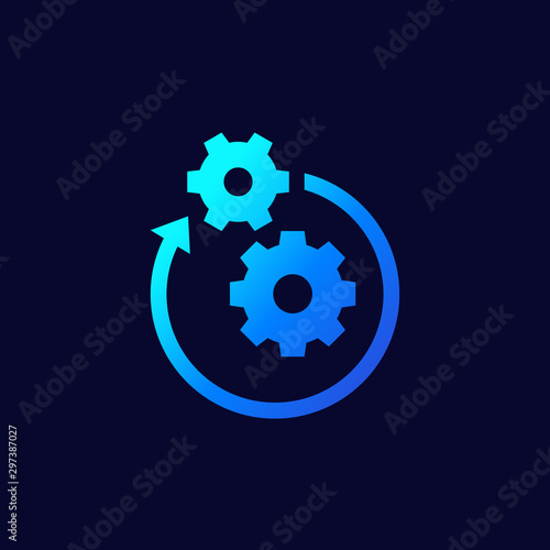 Operation or project icon, vector
