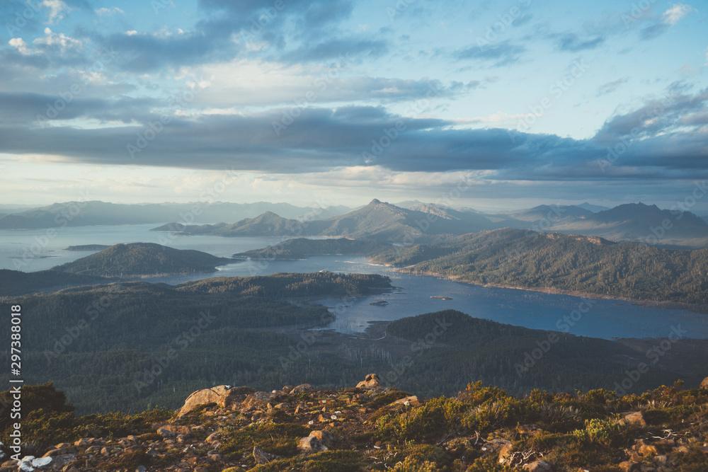 Insane view - wedge mountain in Tasmania 
