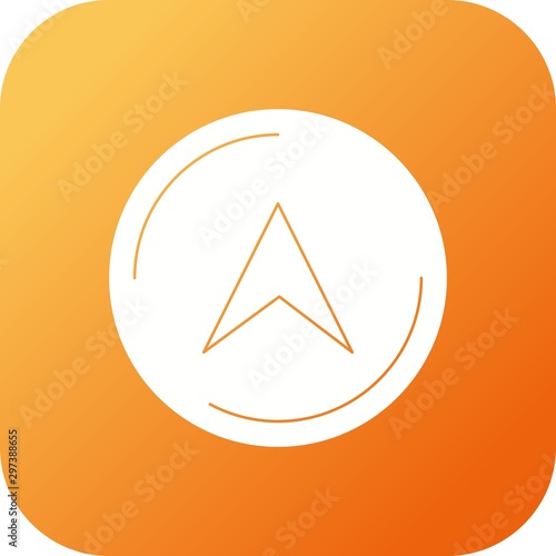 Beautiful Navigation Vector Glyph icon