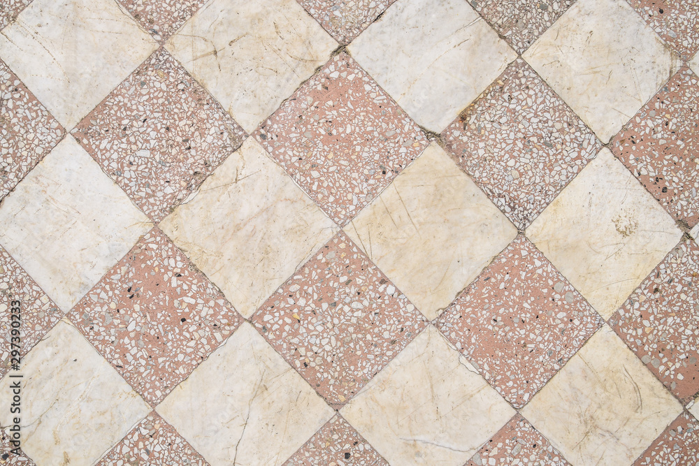 Background texture of tiled flooring. Building materials for floor.