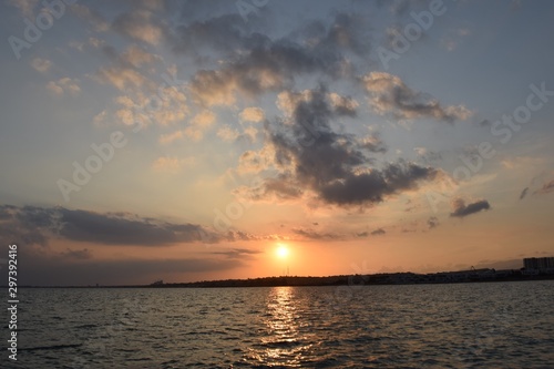 Beautiful sunset, sea, nature background  © NATALIIA TOSUN