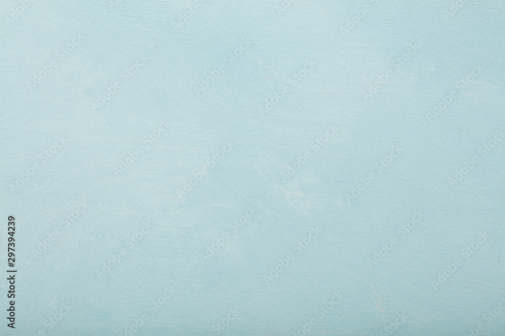 Light blue wooden texture closeup. Wooden background.