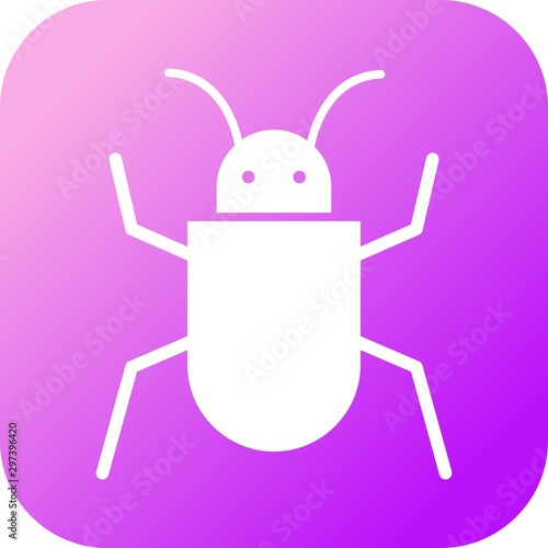 Beautiful Bug Vector Glyph icon