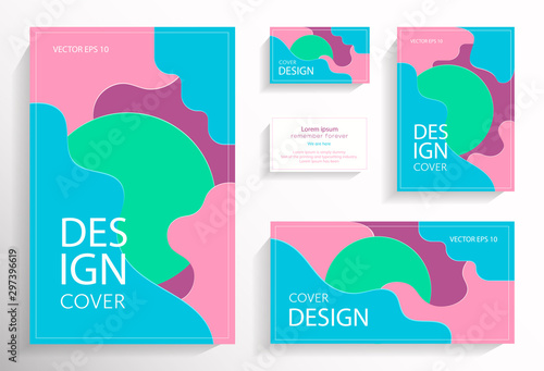 Collection of liquid color brochures