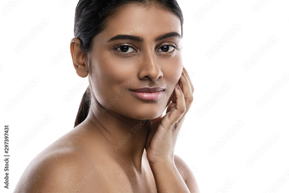 Portrait of young and beautiful Indian woman