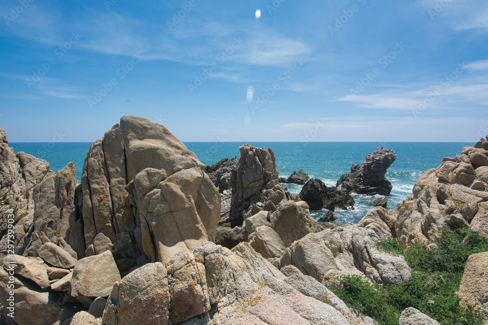 rocks in the sea