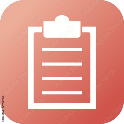 Beautiful Sheet Vector Glyph icon