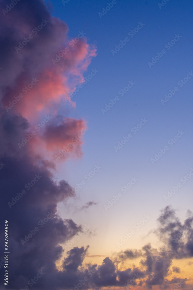 Fototapeta premium Rainbow clouds