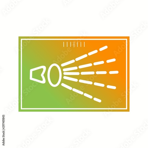Beautiful Hand X ray Vector Glyph icon