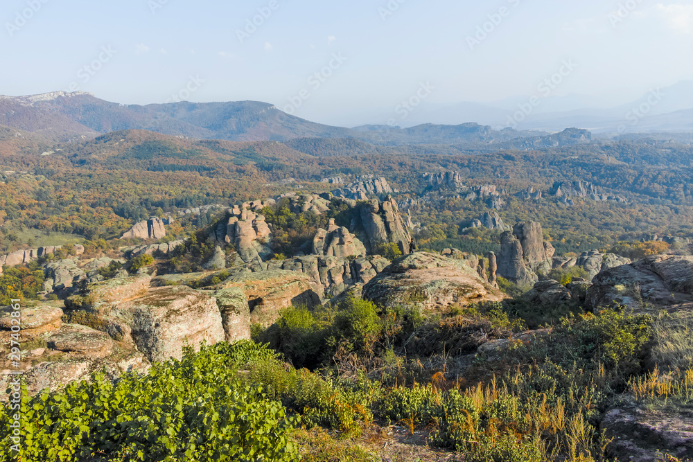 Landscape of Rock Formation Belogradchik Rocks, Bulgaria
