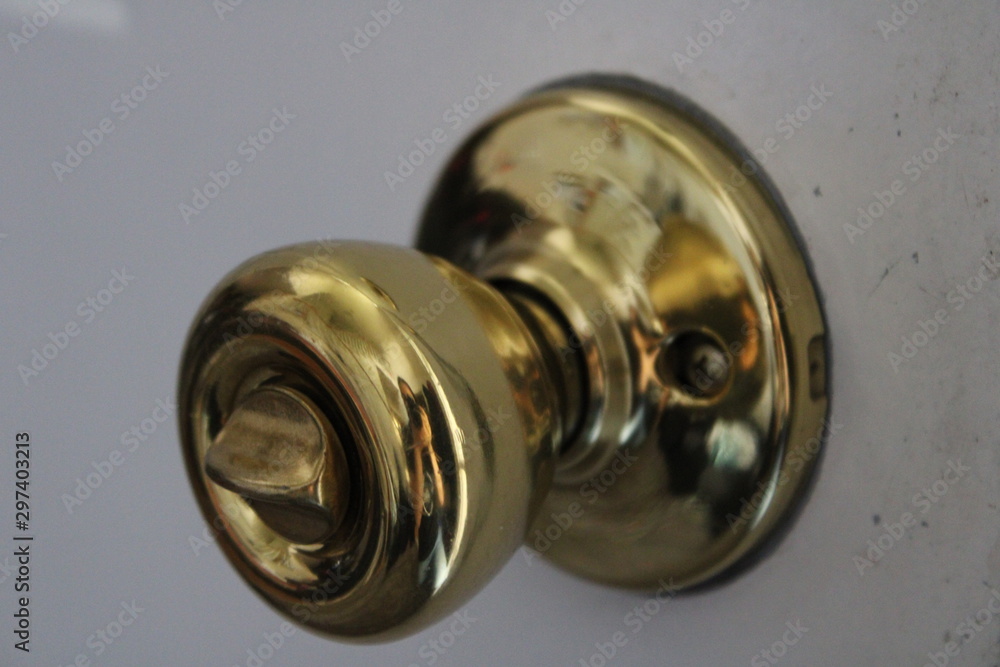 Gold Doorknob