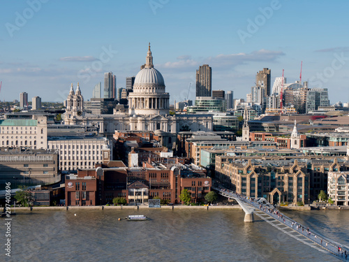 Obraz na płótnie Europe, UK, england, London, St pauls Cathedral w salonie
