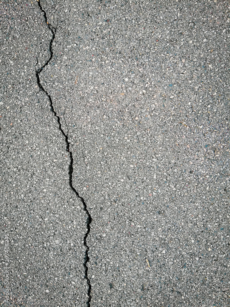 Obraz premium texture of asphalt with crack