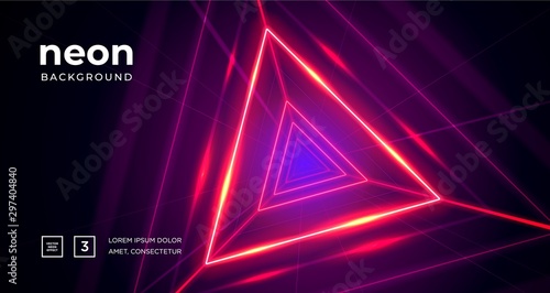 Futuristic abstract colorful vector background with Glowing electric bright neon lines . Abstract Modern Vector Layout