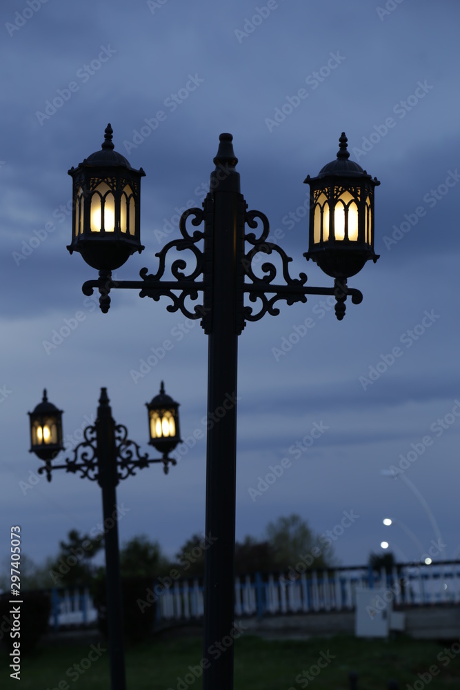 street lamp light