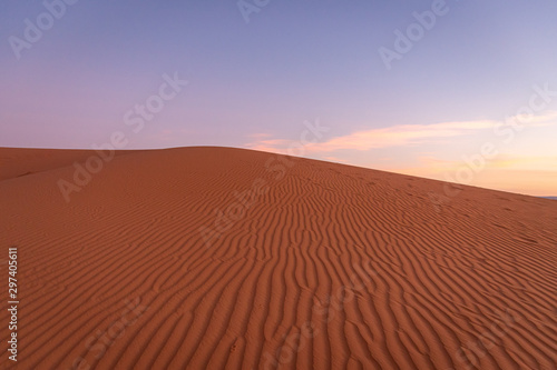 Dunes of the Sahara desert. Erg Chebbi Merzouga Morocco