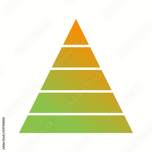 Beautiful Triangle Vector Glyph icon