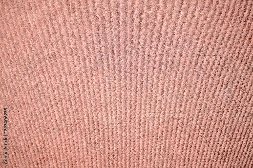 Fototapeta premium Stadium treadmill cover texture background. Artificial