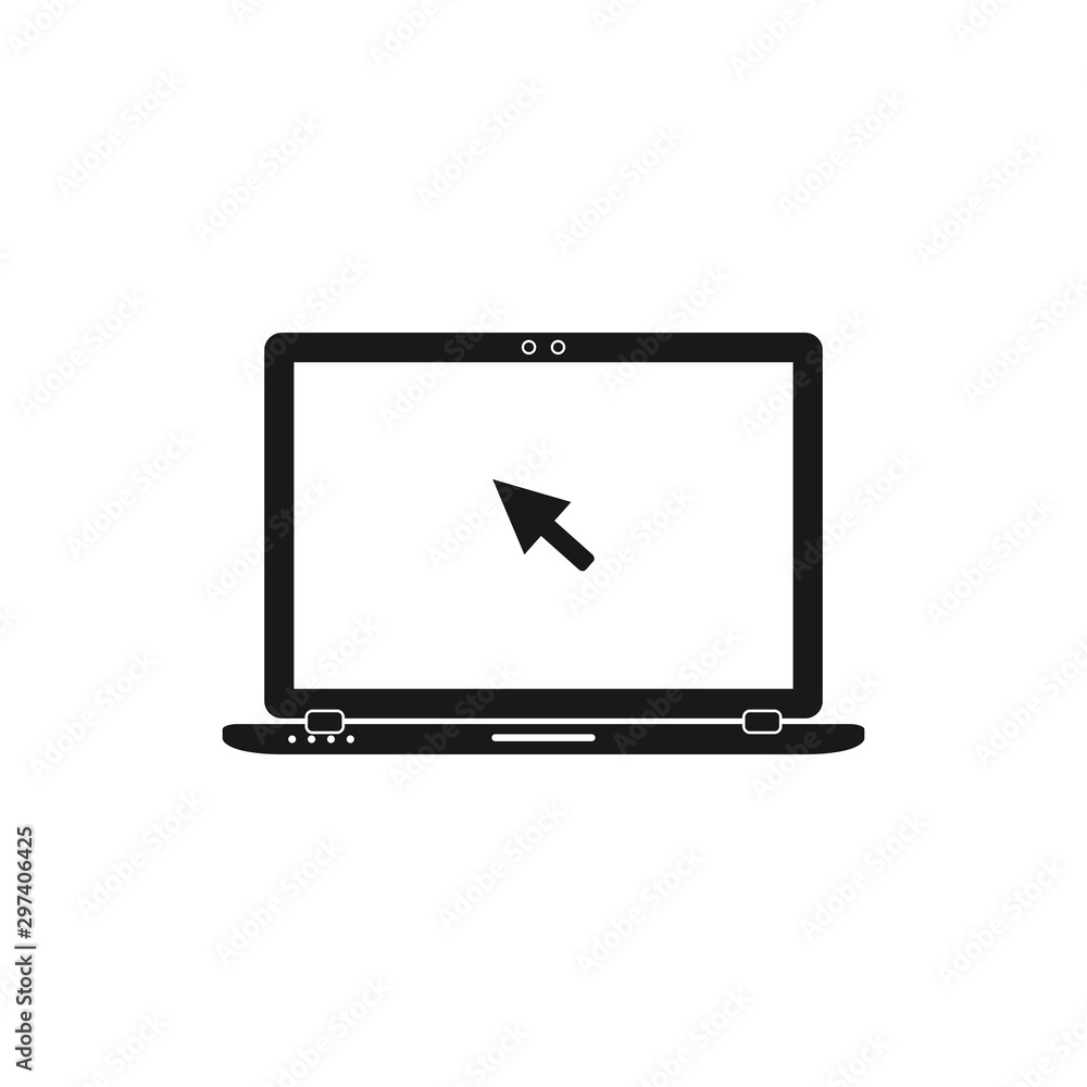 Laptop Computer Icon. Flat style vector EPS. Laptop Computer Icon. Flat style vector EPS.