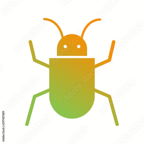 Beautiful Bug Vector Glyph icon