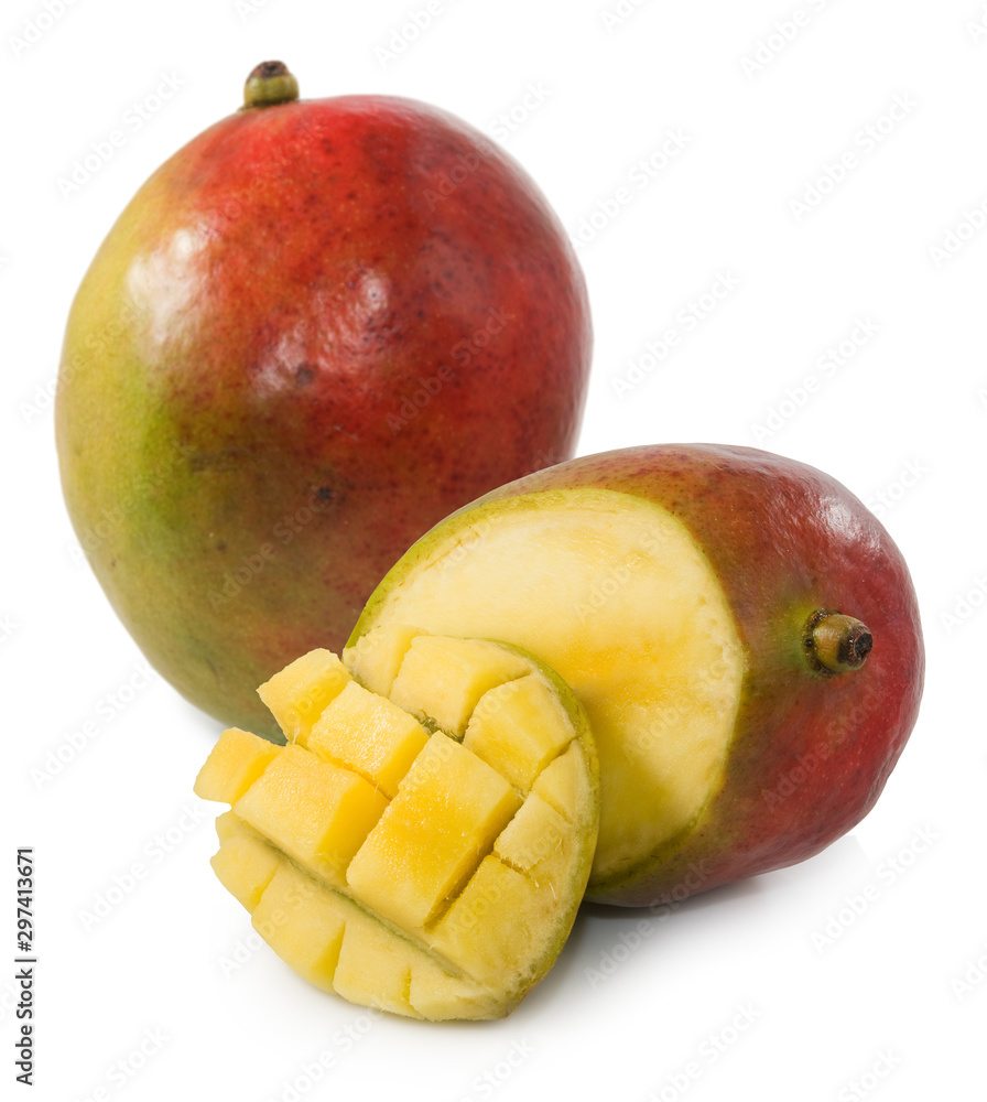 Isolated image of mango close-up Isolated image of mango close-up