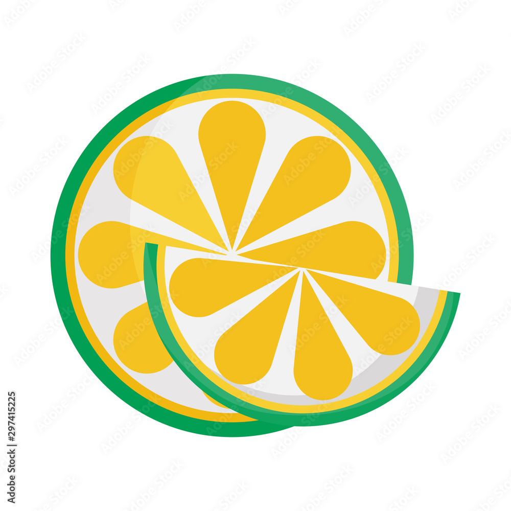 whole and slice lime citrus fruit icon whole and slice lime citrus fruit icon