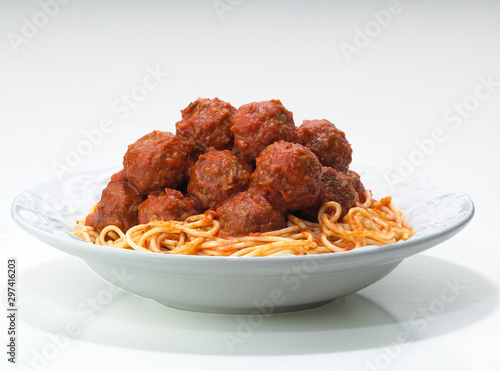 spaghetti and meatballs
