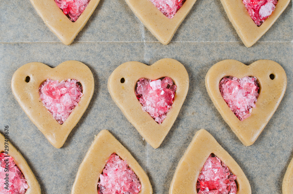 The process of making cookies and Christmas gingerbread. The process of making cookies and Christmas gingerbread.